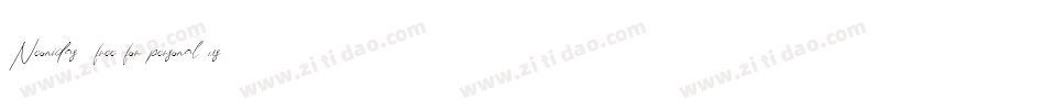 Neonidas (free for personal use)字体转换